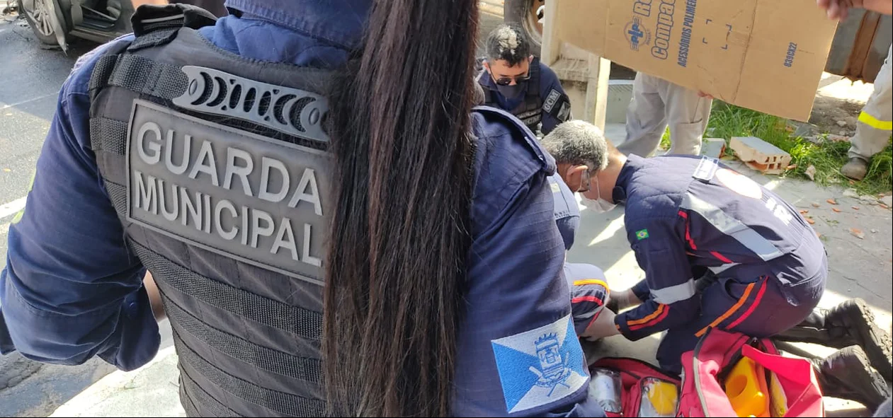 Guarda Municipal de Teresina esteve no local do acidente