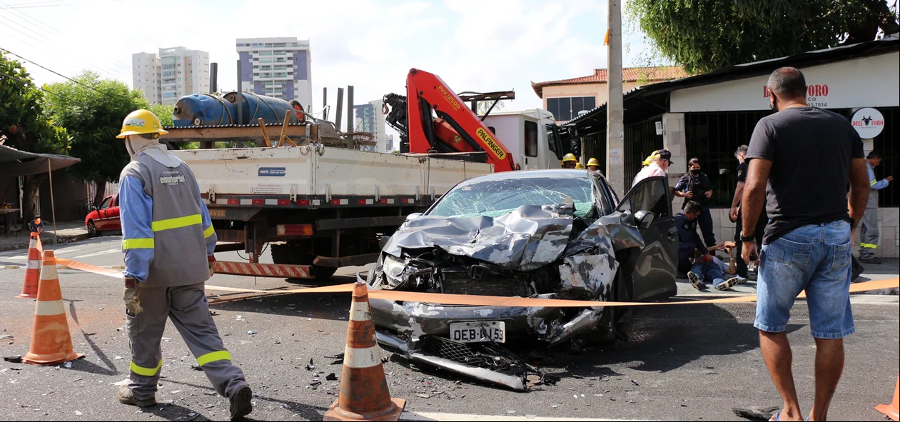 Homem fica ferido após acidente na zona Leste de Teresina
