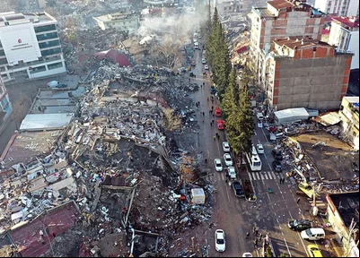 Destruição na Turquia