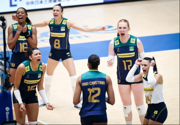 Brasil vence por 3 sets a 0 a Holanda na Liga das Nações