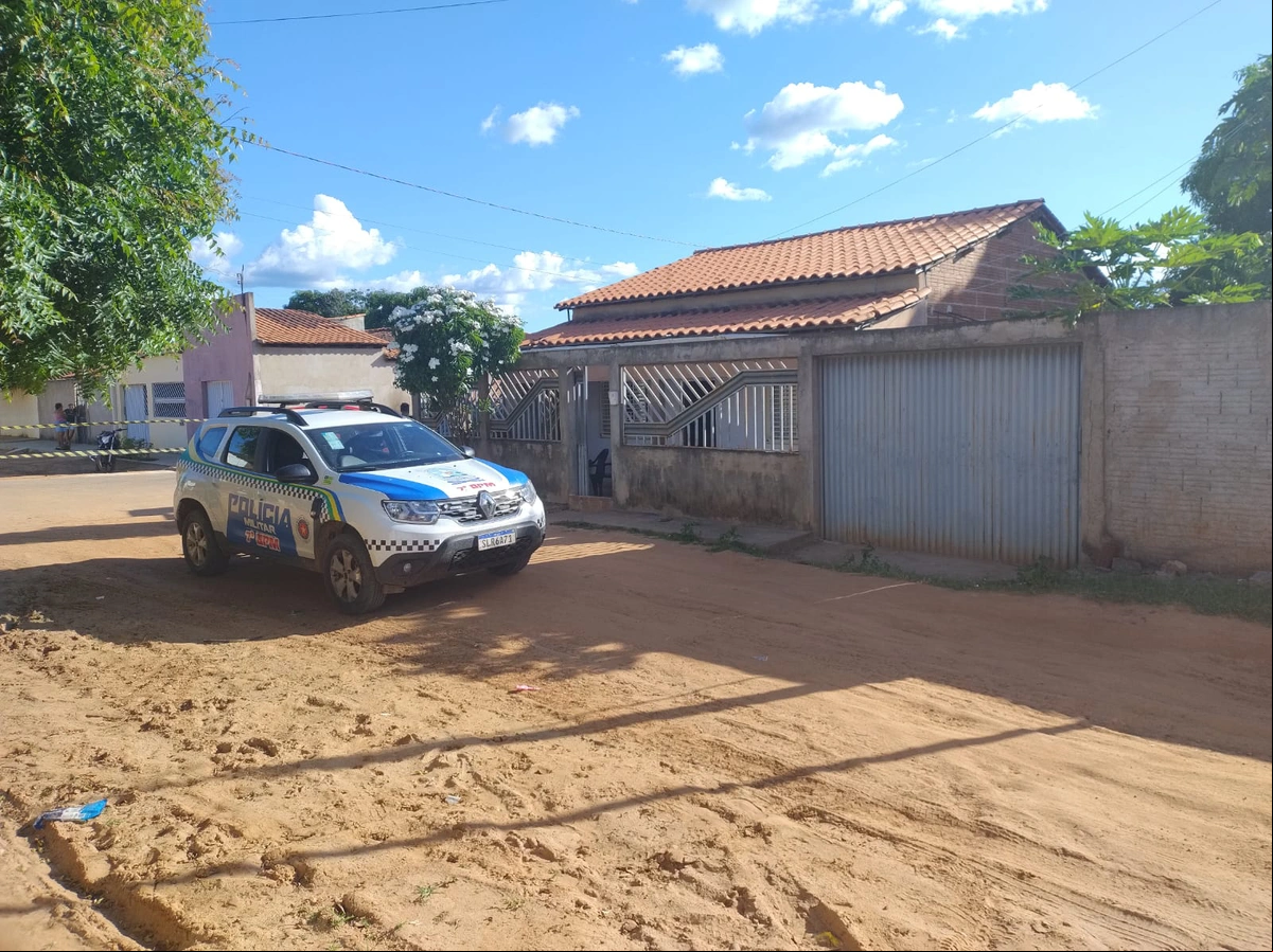 Residência onde ocorreu o crime