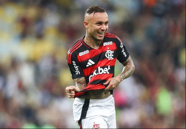 Cebolinha comemora gol em vitória contra o Vasco