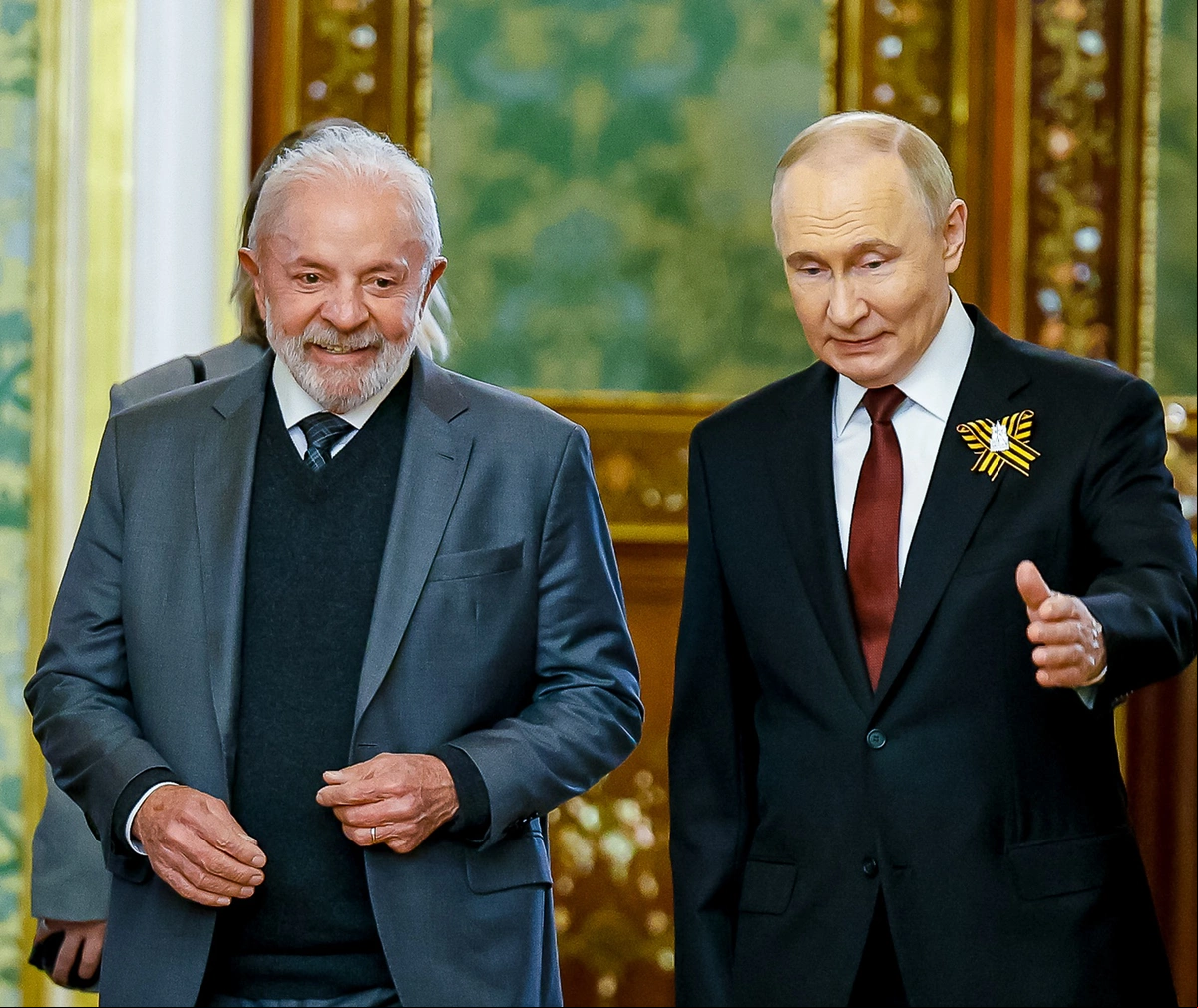 Lula e Vladimir Putin
