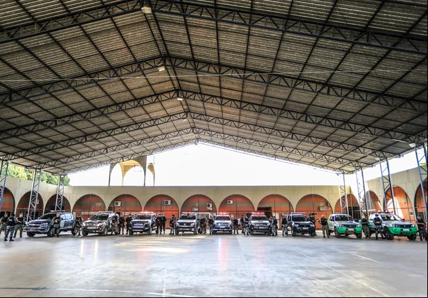 Operação da Polícia Militar em Teresina Piauí 