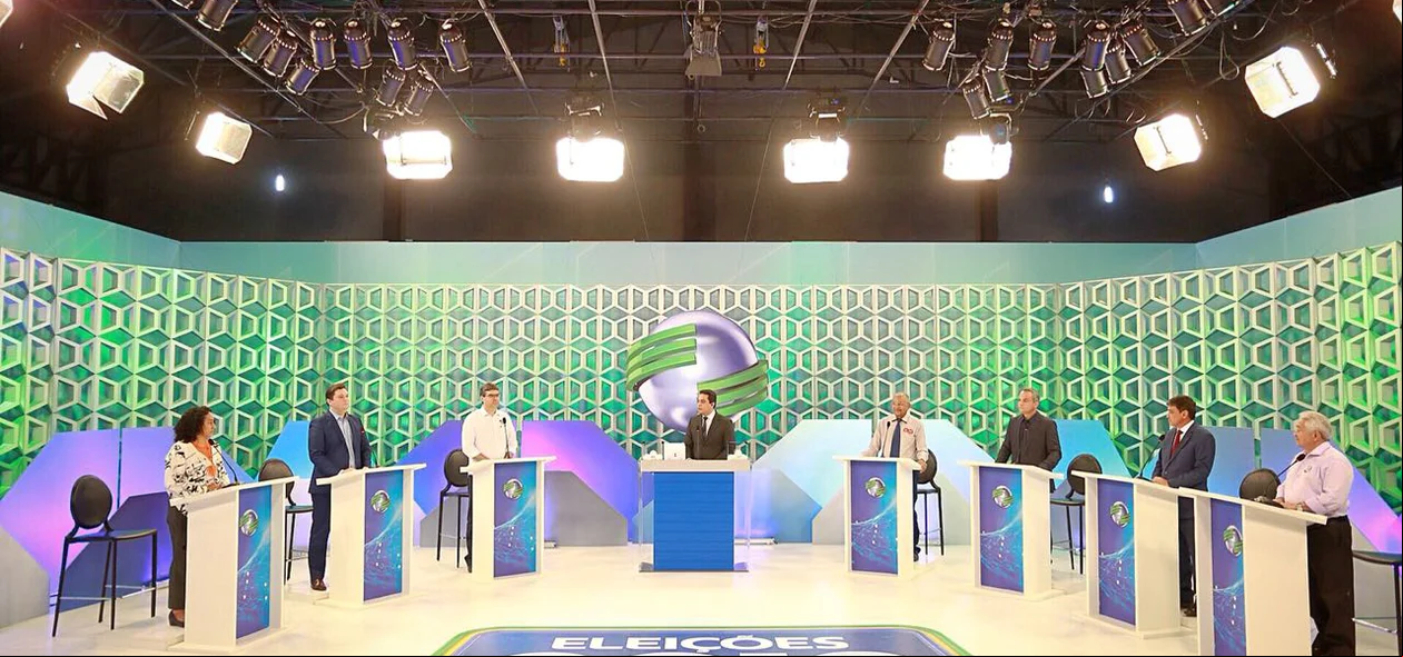 Debate dos candidatos ao governo na TV Cidade Verde