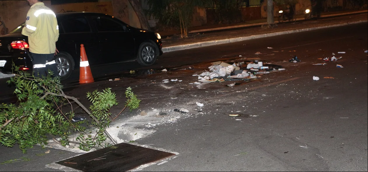 Strans controla o trânsito no local